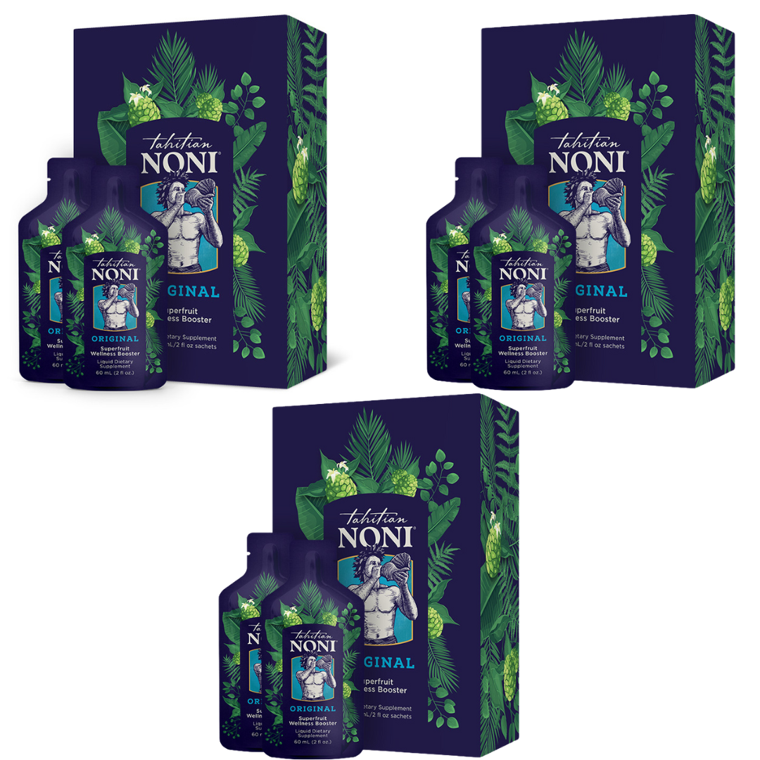 3 Boxes of Tahitian Noni ORIGINAL Pouches