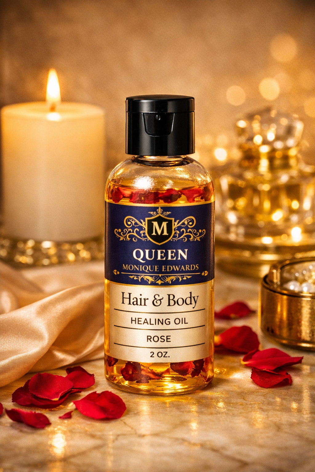 Hair & Body Healing Oil - Rose