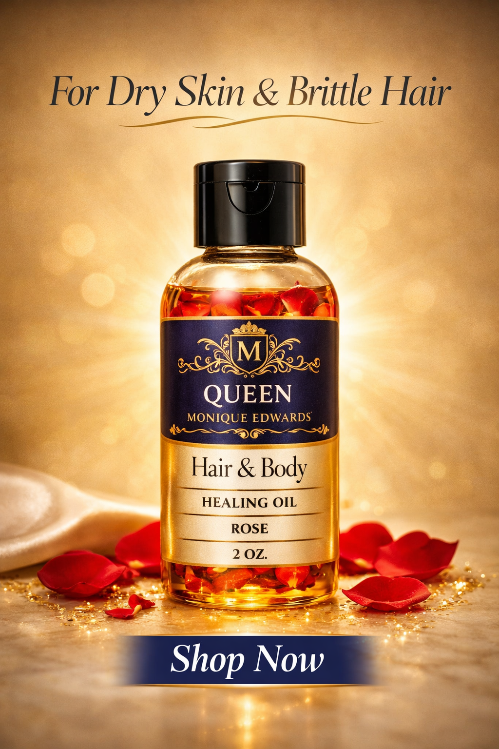 Hair & Body Healing Oil - Rose