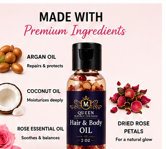 Hair & Body Healing Oil - Rose