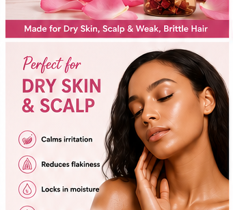 Hair & Body Healing Oil - Rose
