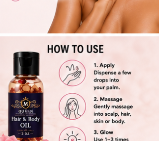 Hair & Body Healing Oil - Rose